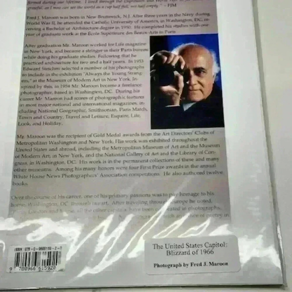 Three (3) Photographs of Nation's Capitol by Legendary Photographer Fred Maroon - Picture 4 of 6